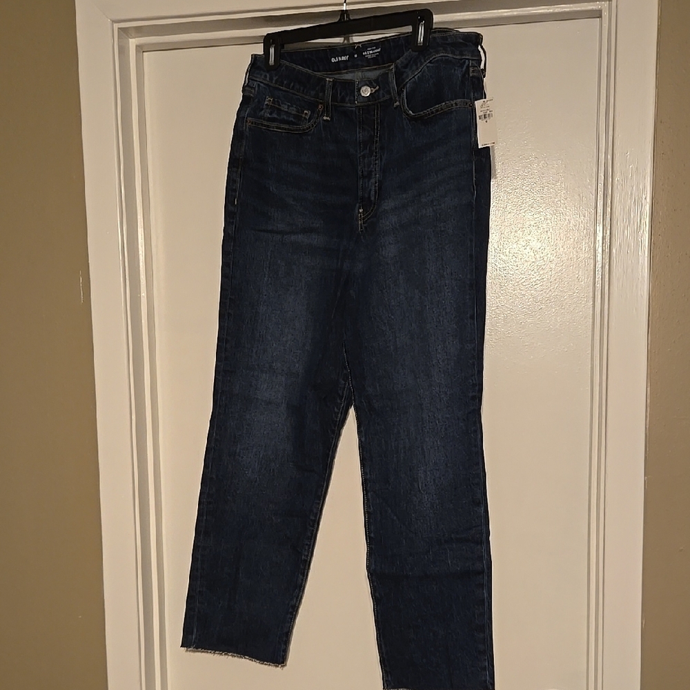 Old Navy Dark Wash Straight Leg Jeans